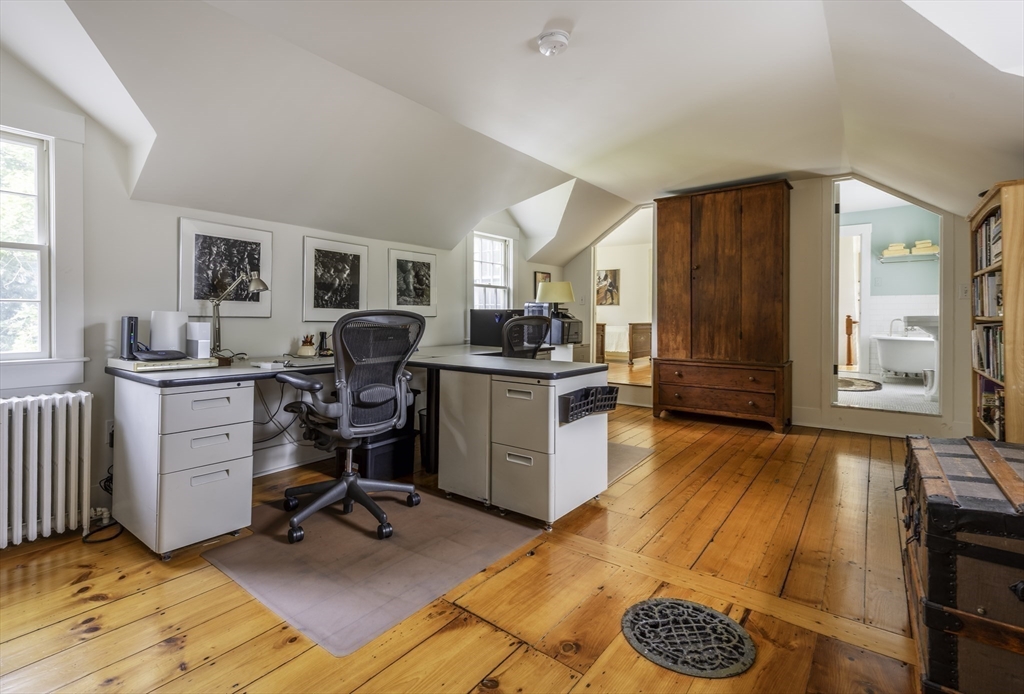 43 Middle Street Concord, MA 01742 - Photo 21 of 27 a view of a livingroom with workspace and a window