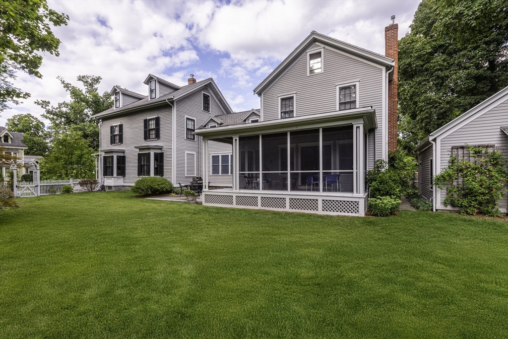 43 Middle Street Concord, MA 01742 - Photo 25 of 27 a view of a house with a garden