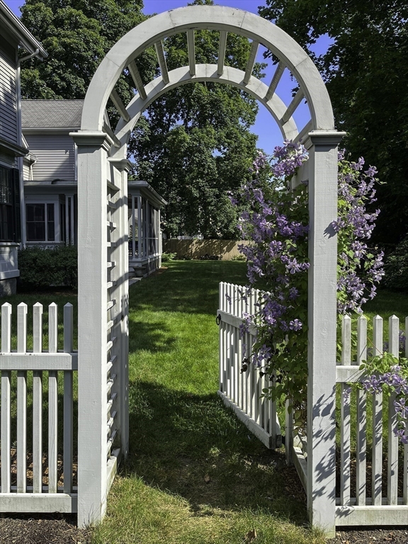 43 Middle Street Concord, MA 01742 - Photo 27 of 27 a view of swimming pool with a garden