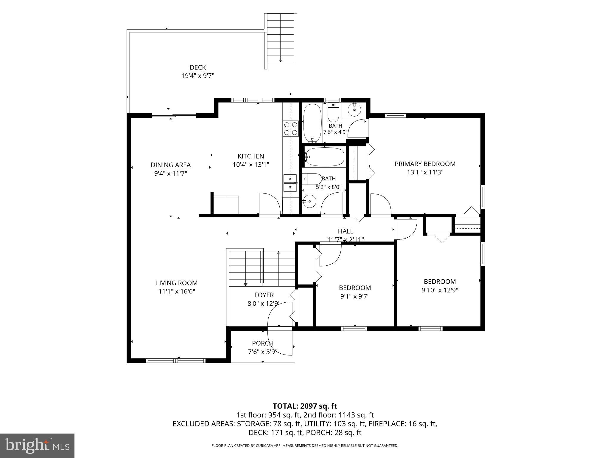 626 Edwards Road Annapolis, MD 21409 - Photo 38 of 40 Upper Level Floor Plan