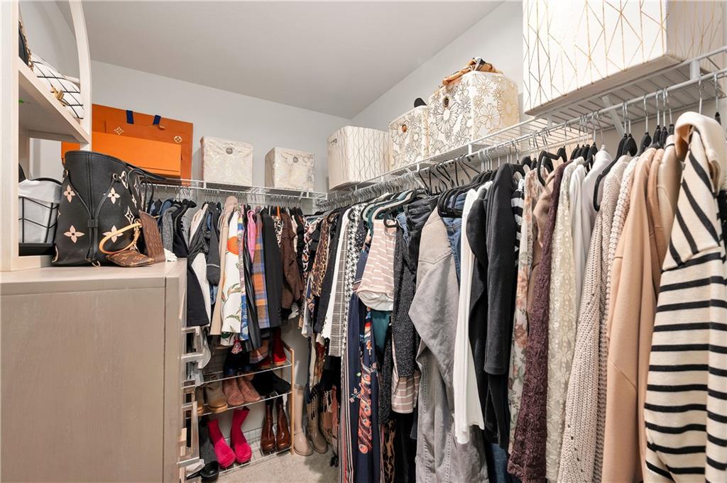 105 Jerome Drive Butler, PA 16001 - Photo 23 of 35 a view of walk in closet with clothes