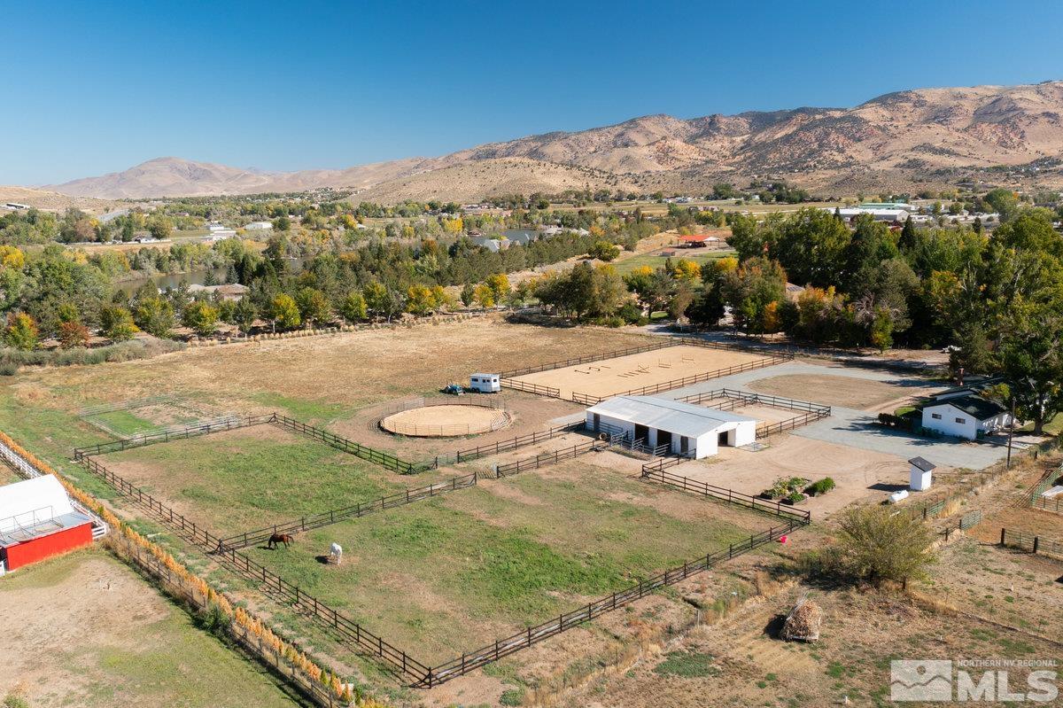 a view of a backyard of a house