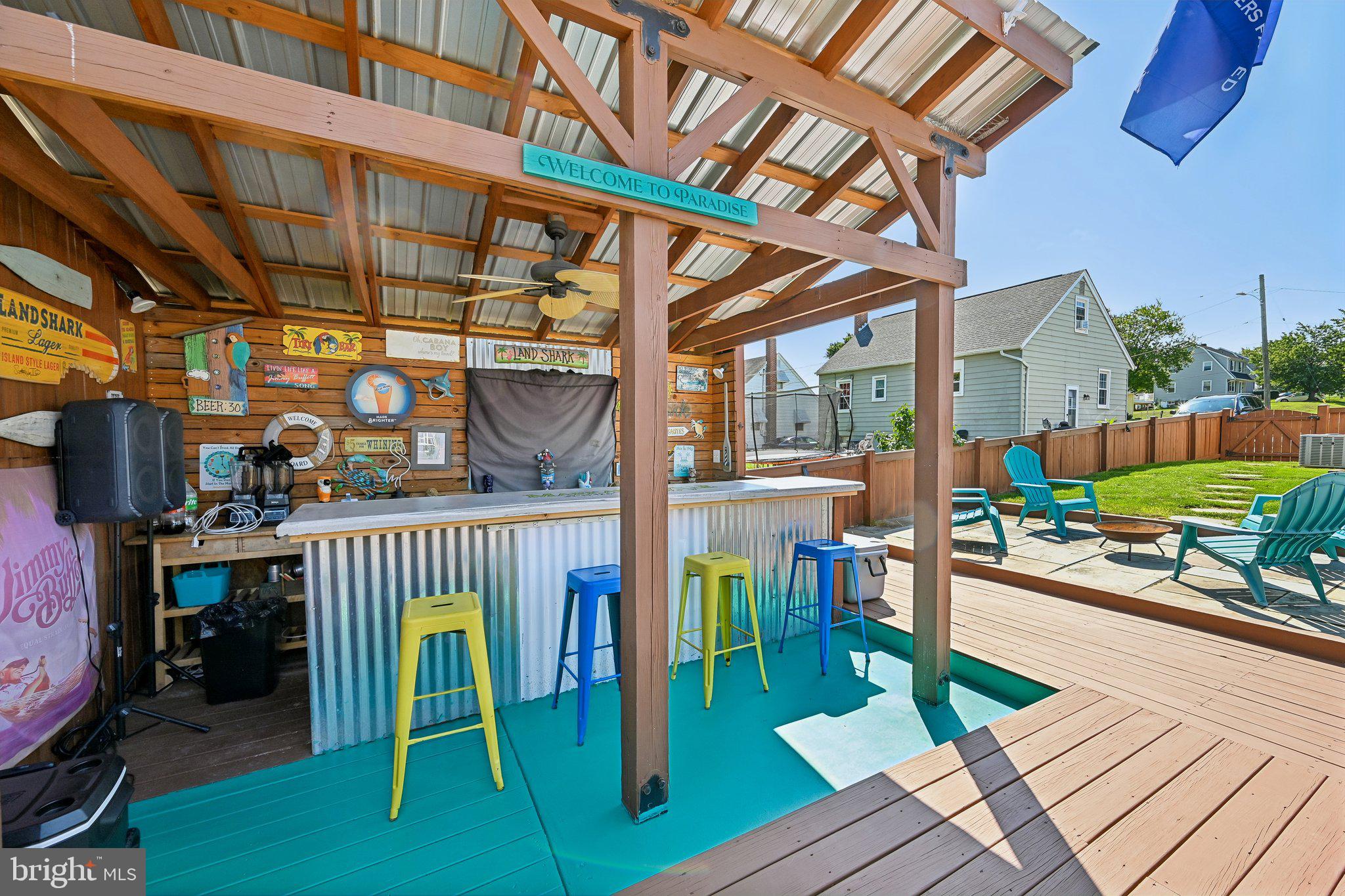 1248 June Road Baltimore, MD 21227 - Photo 51 of 80 Charming outdoor bar retreat