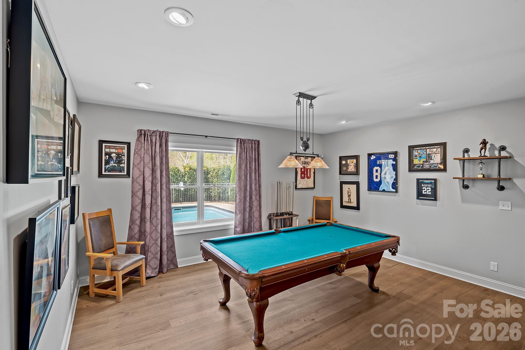 64 Waterhill Way Fletcher, NC 28732 - Photo 34 of 48 a room with furniture pool table and windows