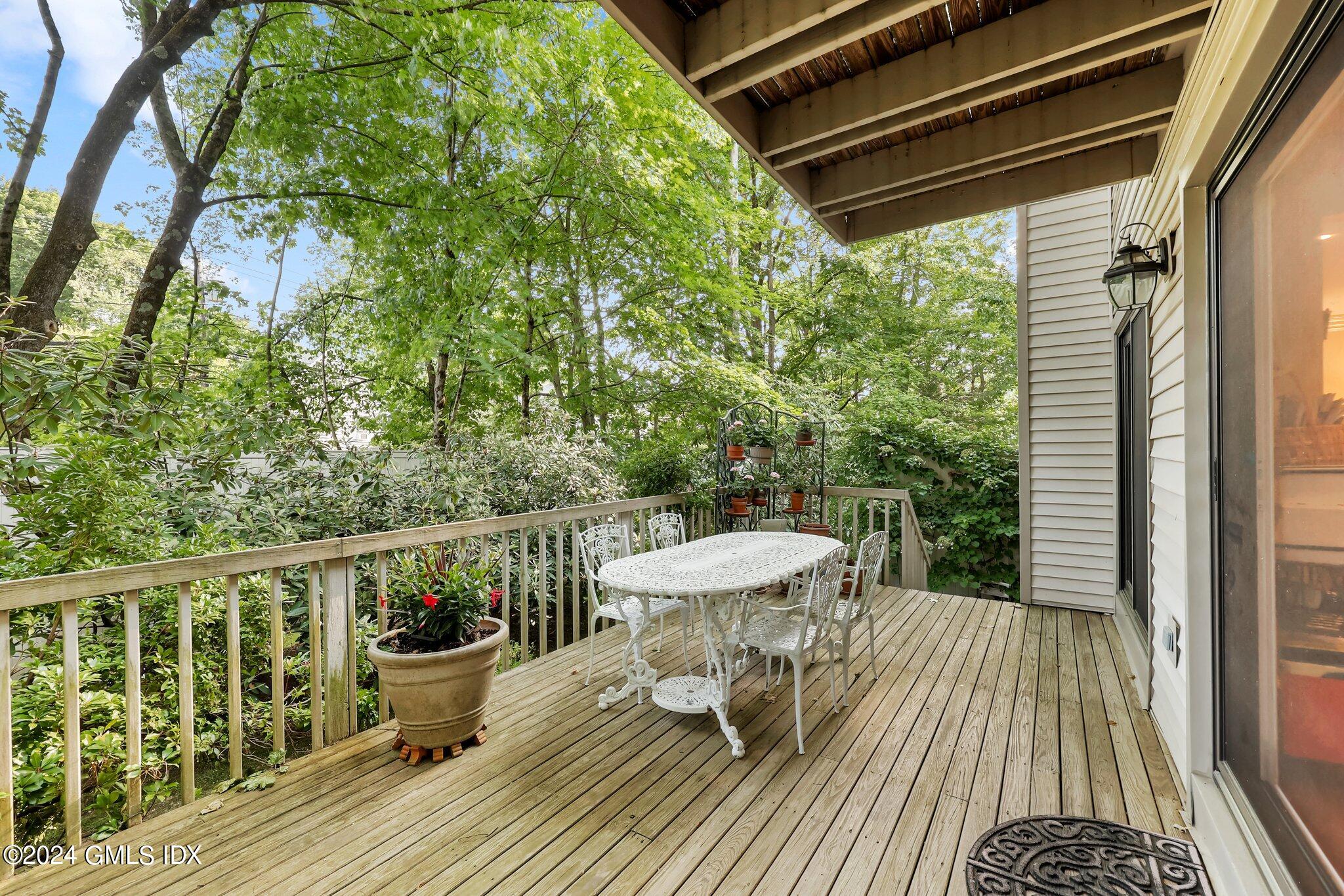 500 River Road, Unit 15 Cos Cob, CT 06807 - Photo 34 of 42 Patio from Kitchen