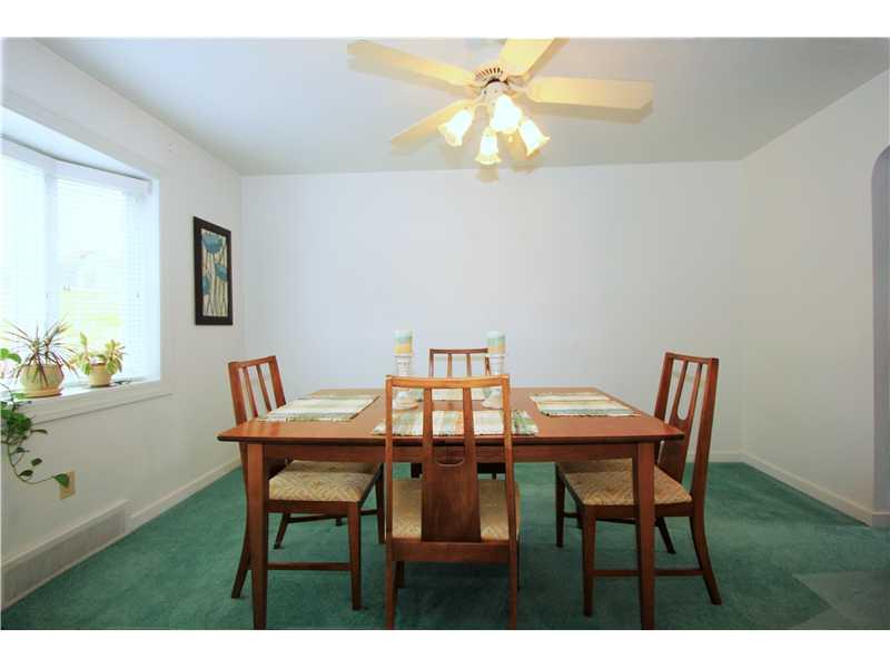 328 Rockhill Road Pittsburgh, PA 15243 - Photo 5 of 25 Dining Room. The alternate view of the dining room gives a good perspective on the size of the room. There is plenty of space for a large dining room set to accommodate holiday meals or a nice gathering of friends and family!