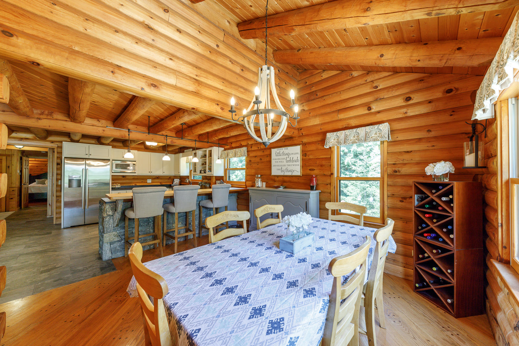 252 Valley Road Plymouth, MA 02360 - Photo 11 of 78 a view of a dining room with furniture window and wooden floor