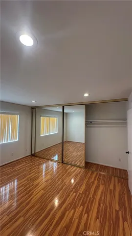 a close view of closet