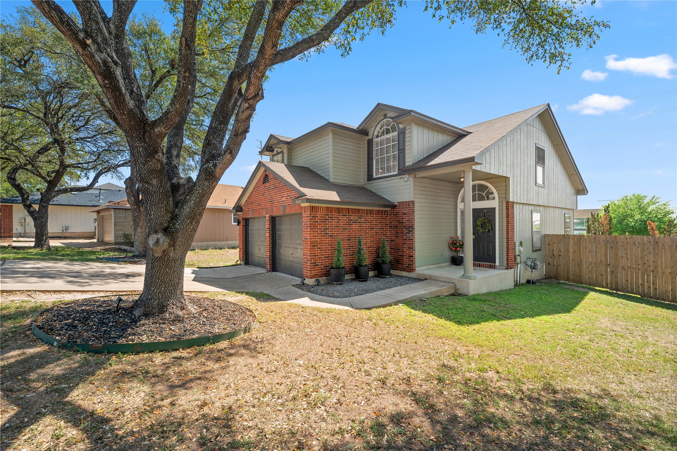 9257 Vigen Circle Austin, TX 78748 - Photo 26 of 33 a view of a house with a yard covered in snow