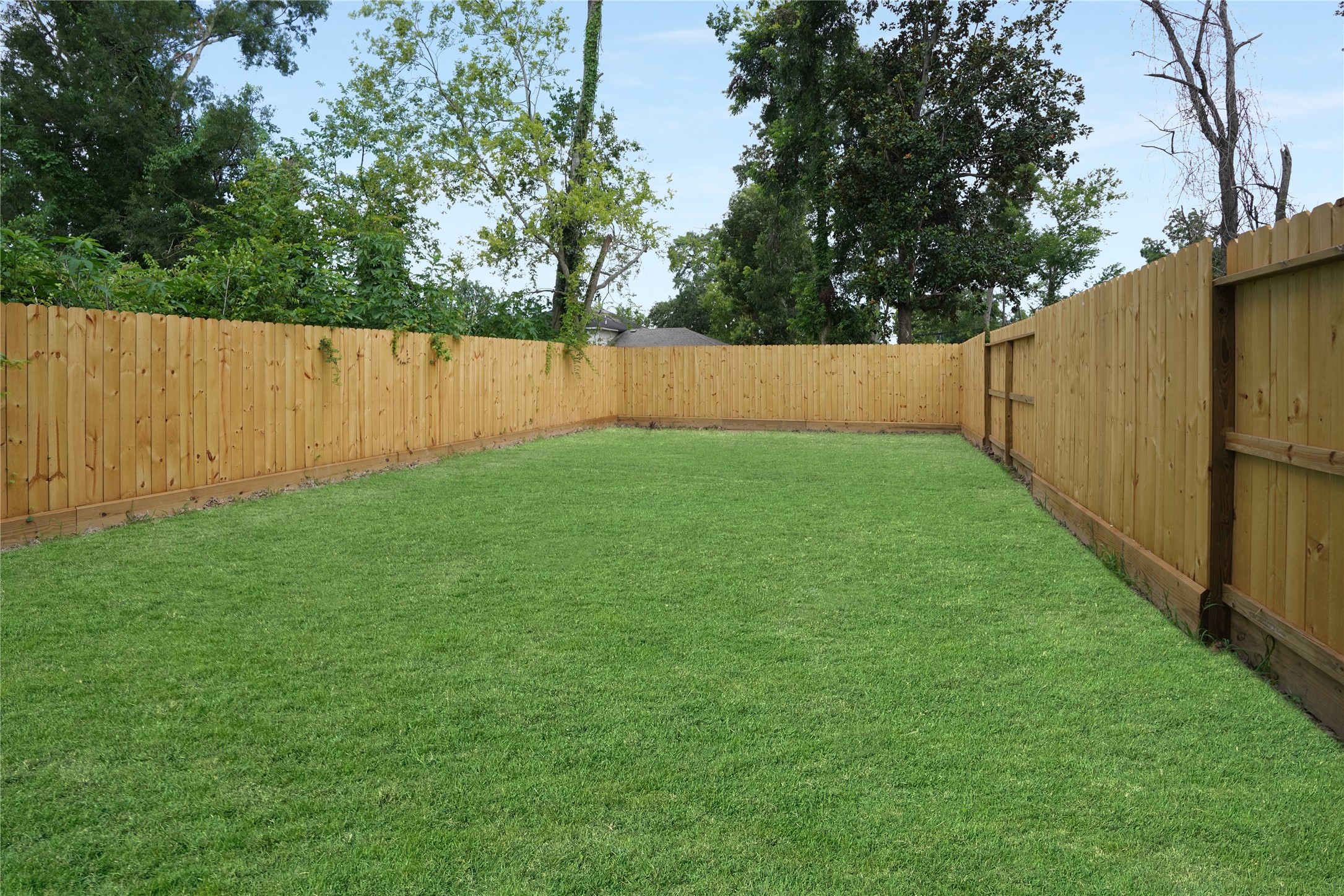 7914 Laura Koppe Road, Unit A Houston, TX 77028 - Photo 14 of 14 a view of backyard with green space