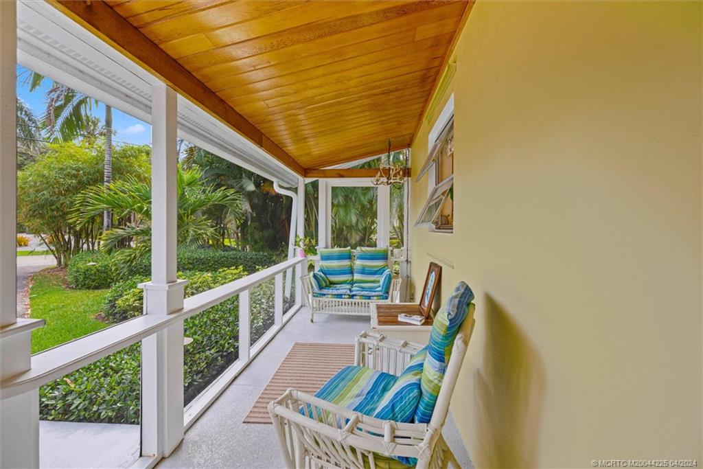 111 South Sewalls Point Road Stuart, FL 34996 - Photo 15 of 60 a view of balcony with furniture