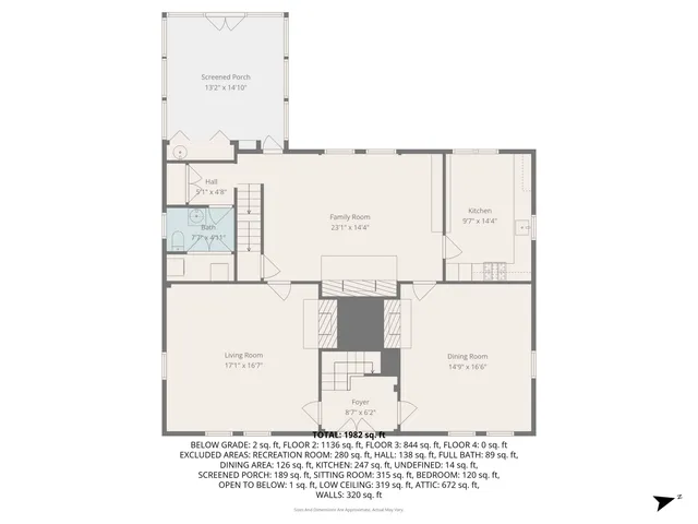 a picture of floor with a building and stairs