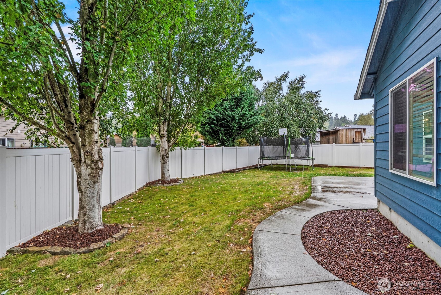 70 Crown Point Road Longview, WA 98632 - Photo 31 of 33 a view of backyard with swimming pool