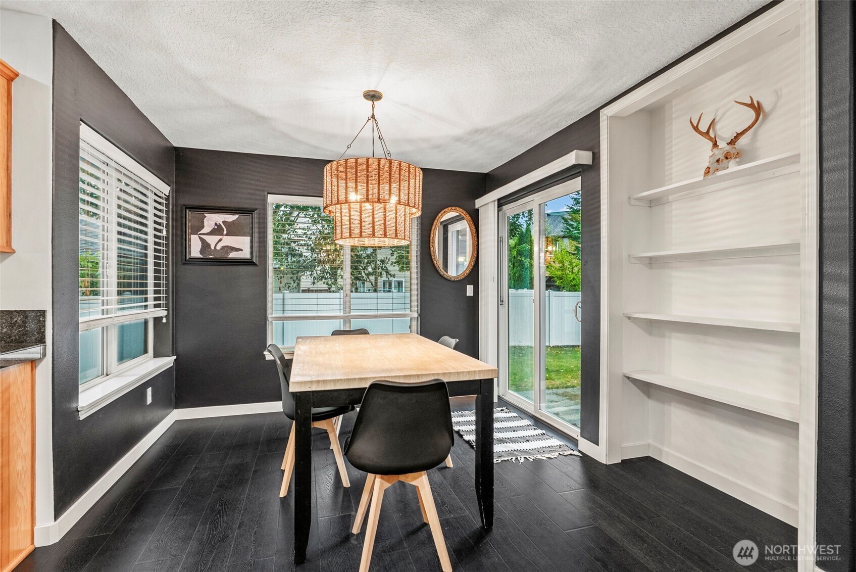70 Crown Point Road Longview, WA 98632 - Photo 8 of 33 a view of a dining room with furniture window and wooden floor