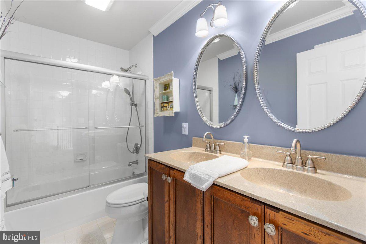 722 Pyle Road Forest Hill, MD 21050 - Photo 40 of 72 Bathroom #2 with Double Vanity & Tub Shower