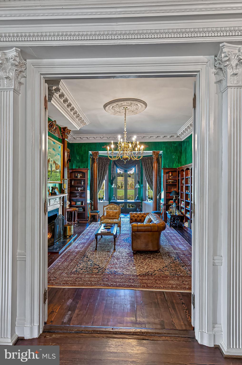 1610 Delaplane Grade Road Upperville, VA 20184 - Photo 63 of 123 a view of living room with furniture and chandelier