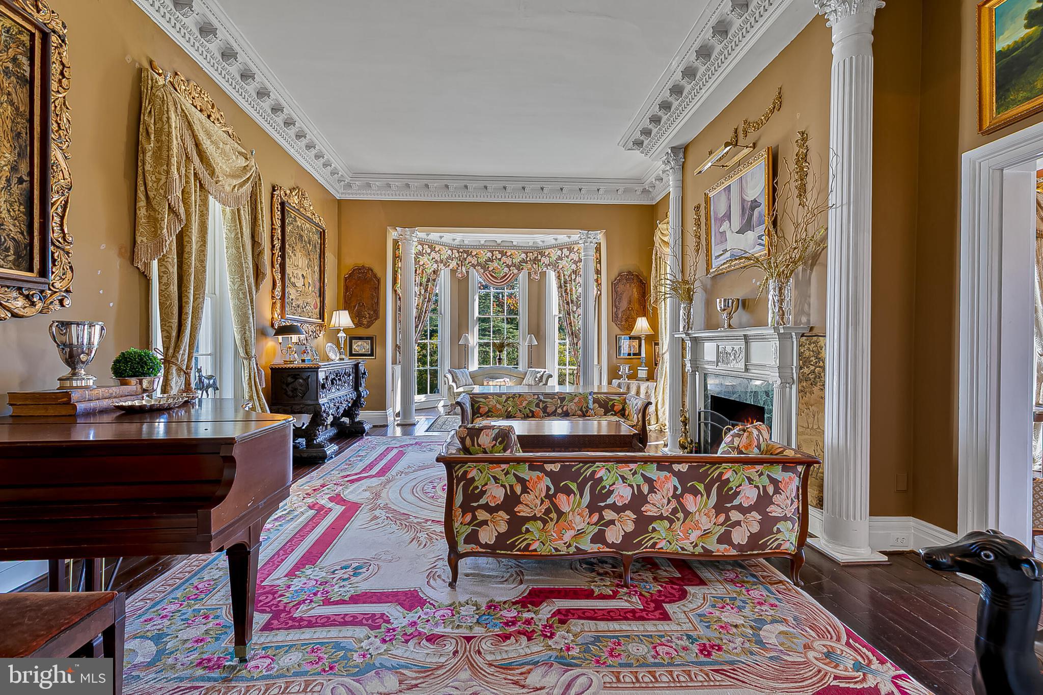 1610 Delaplane Grade Road Upperville, VA 20184 - Photo 67 of 123 a living room with furniture and a large window