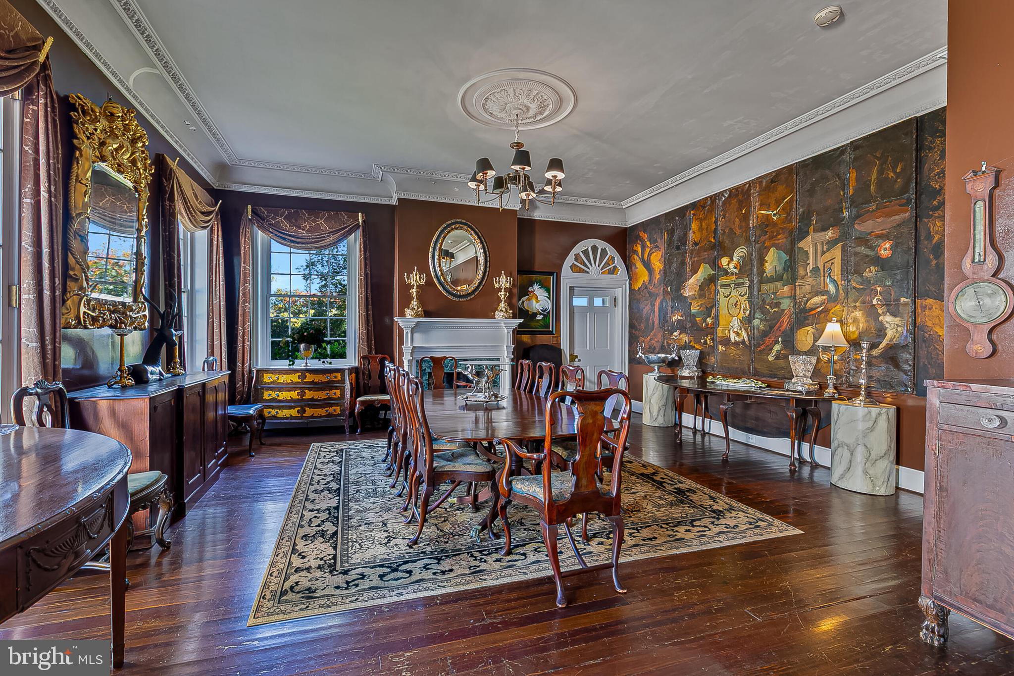 1610 Delaplane Grade Road Upperville, VA 20184 - Photo 81 of 123 a view of a livingroom with furniture window and wooden floor