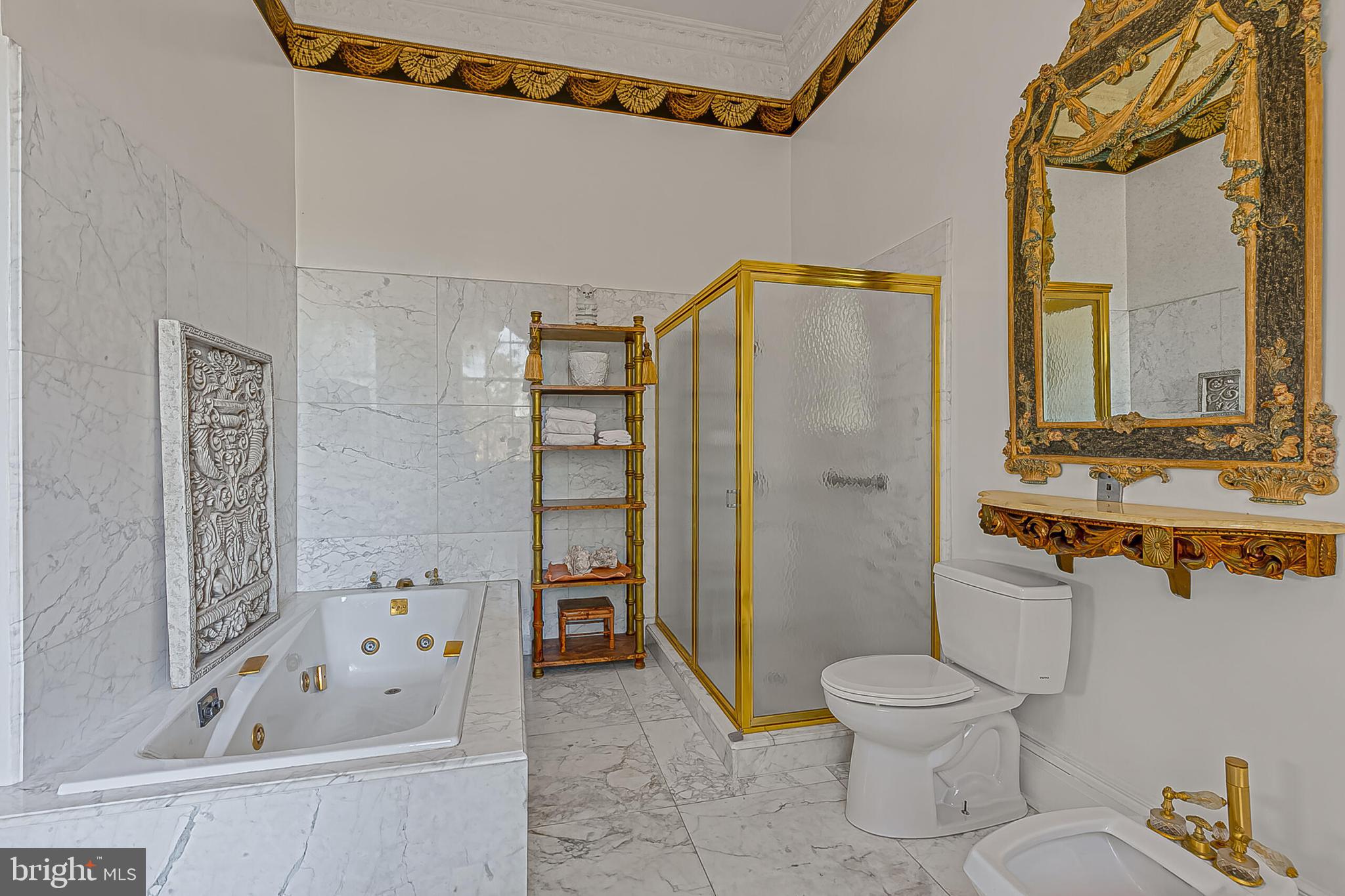 1610 Delaplane Grade Road Upperville, VA 20184 - Photo 95 of 123 a bathroom with a toilet and a shower