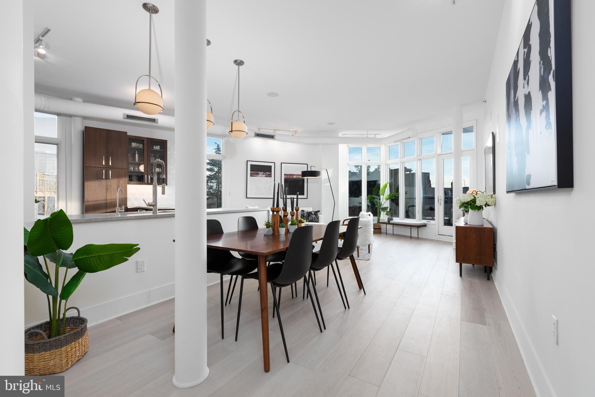 1700 Kalorama Road Northwest, Unit 311 Washington, DC 20009 - Photo 5 of 48 Flooded w/light, 10 ft ceilings, & Monument Views.