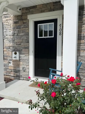 a view of front door of house