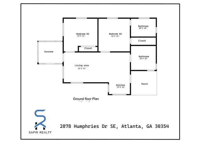 $1,350 | 2878 Humphries Drive Southeast, Atlanta, GA 30354
