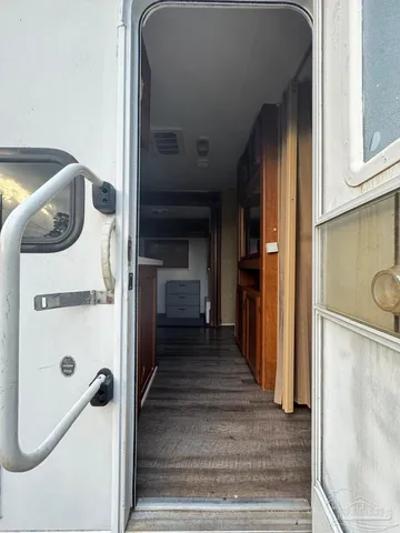 a view of a walk in closet