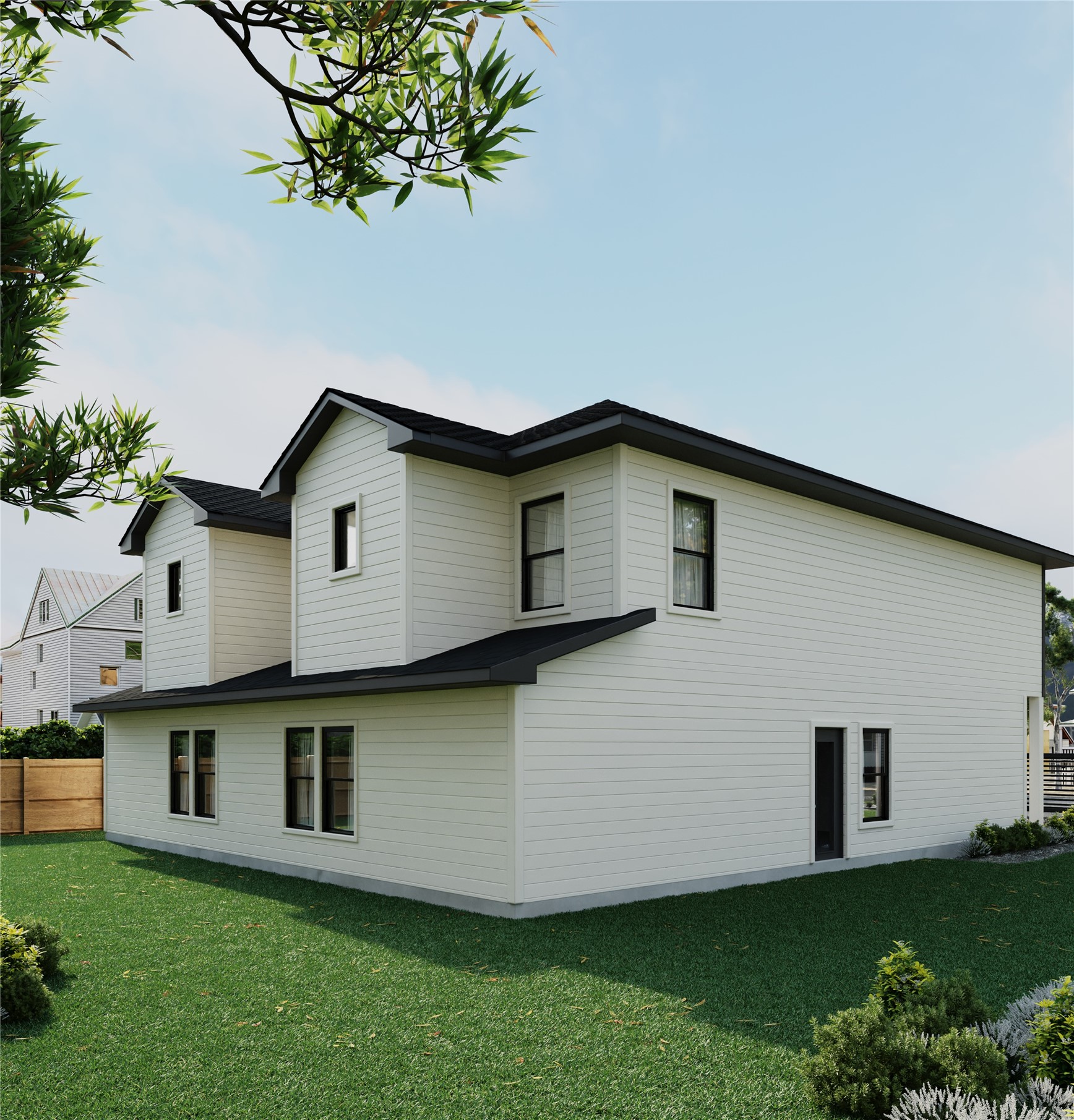 5326 Ridgeway Drive Houston, TX 77033 - Photo 3 of 5 Conceptual rendering of proposed construction. Renderings are intended to provide a visual representation of the completed home and may contain features, finishes, upgrades, or design elements that differ from the final product. Actual construction and specifications are subject to change without notice.
