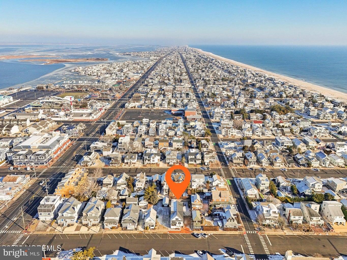 211 4th Street Beach Haven, NJ 08008 - Photo 44 of 48 an aerial view of residential building and ocean view