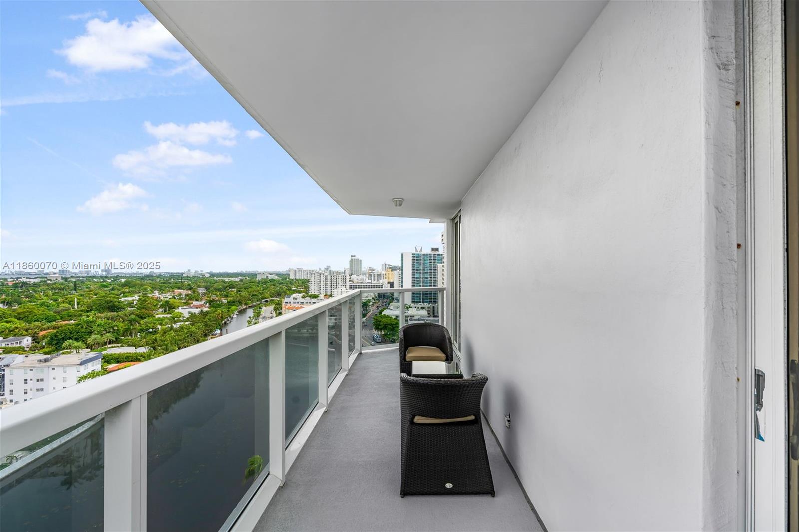 2401 Collins Avenue, Unit 1808 Miami Beach, FL 33140 - Photo 38 of 62 a view of balcony with furniture