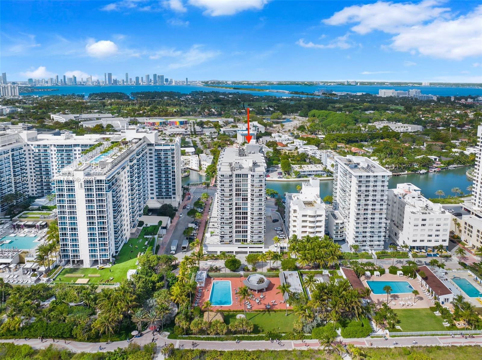 2401 Collins Avenue, Unit 1808 Miami Beach, FL 33140 - Photo 53 of 62 a view of a city with tall buildings