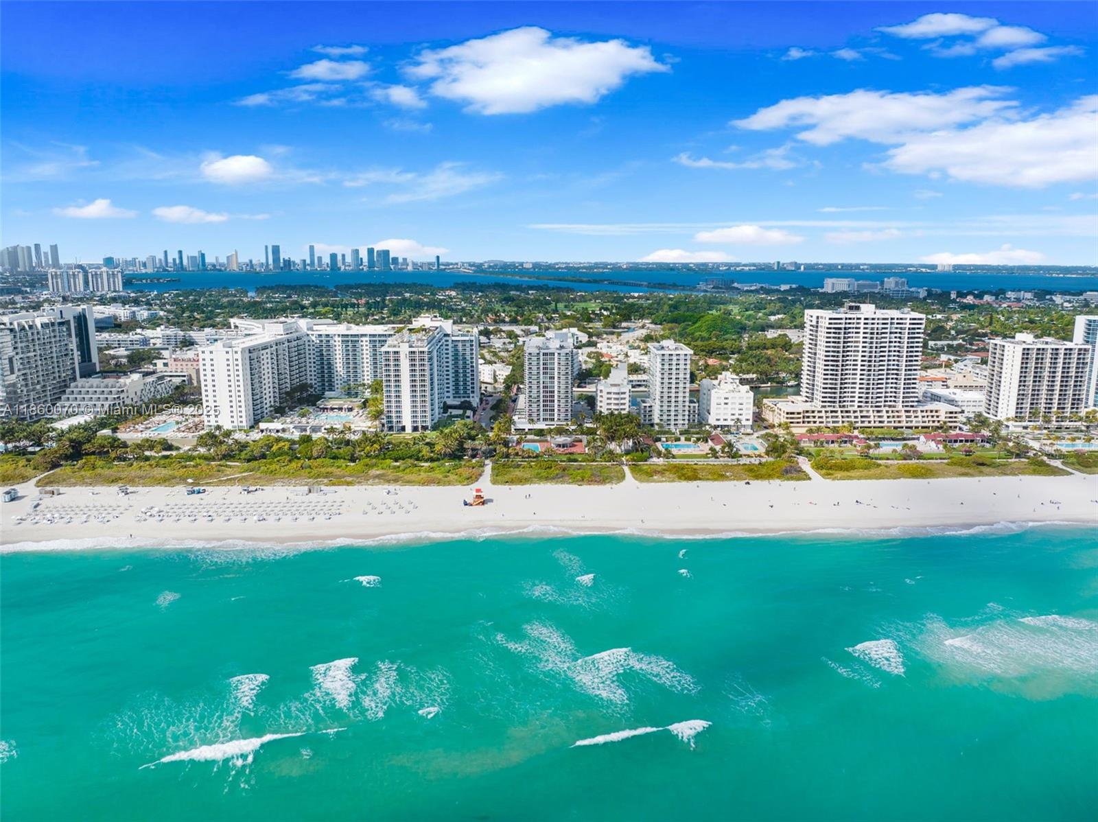 2401 Collins Avenue, Unit 1808 Miami Beach, FL 33140 - Photo 56 of 62 a view of a swimming pool with an outdoor seating and a yard