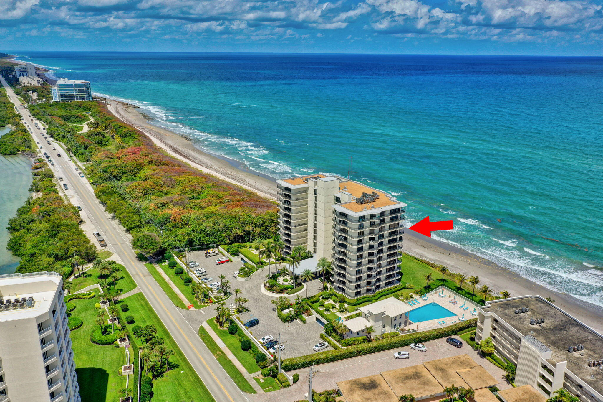 400 South Beach Road, Unit 804 Tequesta, FL 33469 - Photo 51 of 65 Aerial