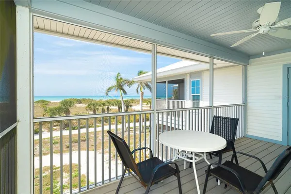 a view of a chairs in the balcony