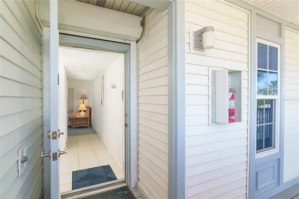 a view of a hallway with interior of the house