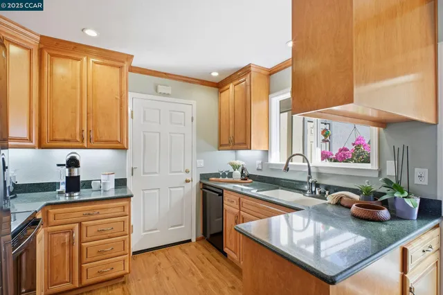 a bed room with a bed and a couch