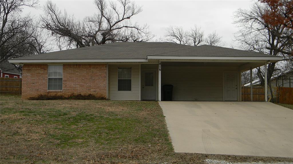 416 North Ave B Springtown, TX 76082 - Photo 1 of 1 Front View