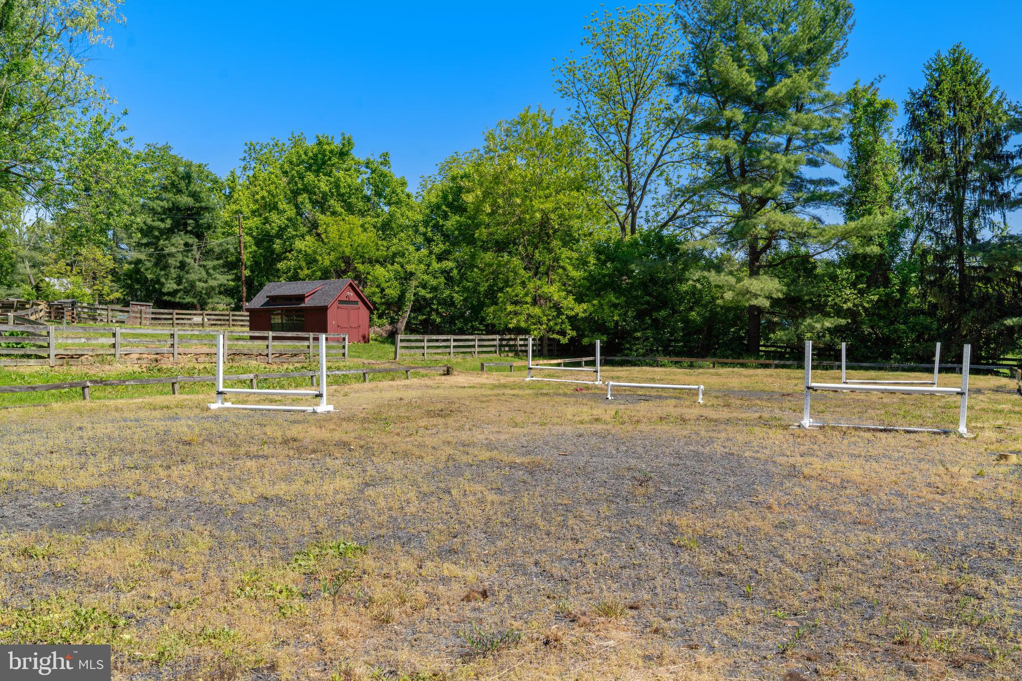 19000 Muncaster Road Derwood, MD 20855 - Photo 26 of 83 Outdoor arena with jumps