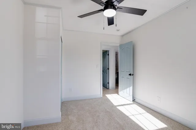 a view of yard with swimming pool and green space