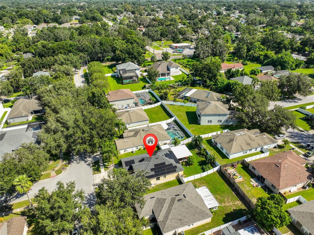 2613 Thames River Place Valrico, FL 33596 - Photo 41 of 41 an aerial view of residential houses with outdoor space and street view