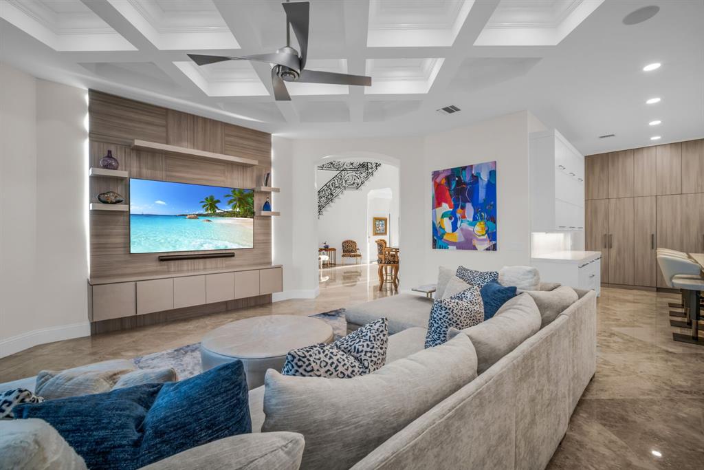 7328 Ballantrae Court Boca Raton, FL 33496 - Photo 12 of 89 a living room with furniture and a flat screen tv