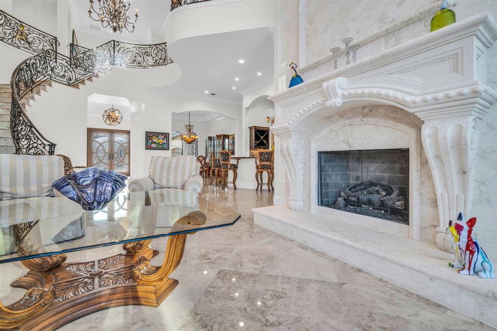 7328 Ballantrae Court Boca Raton, FL 33496 - Photo 22 of 89 a view of a living room and a fireplace