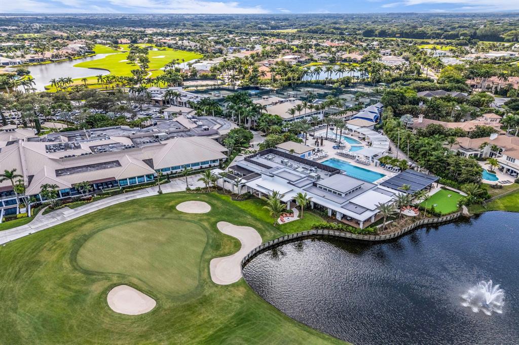 7328 Ballantrae Court Boca Raton, FL 33496 - Photo 88 of 89 an aerial view of a swimming pool with outdoor seating