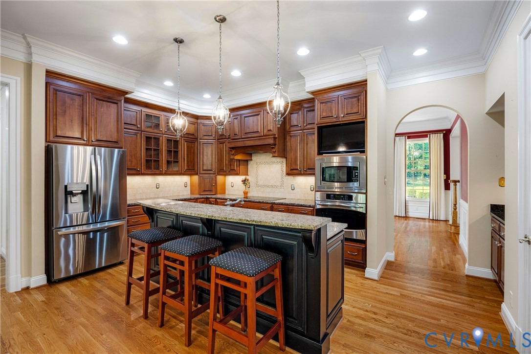 628 Cedar Run Road Manakin-Sabot, VA 23103 - Photo 20 of 70 Center island features a breakfast bar.