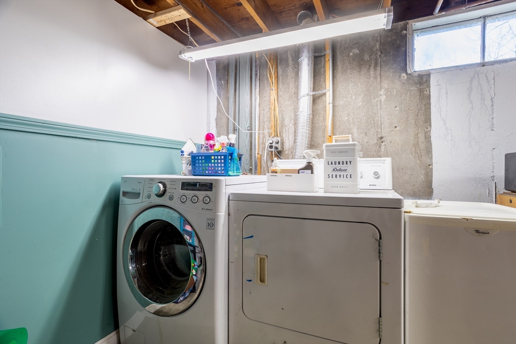18 Corey Hill Road Ashburnham, MA 01430 - Photo 34 of 40 a utility room with dryer and washer