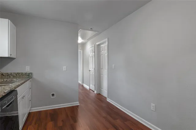 wooden floor in an empty room