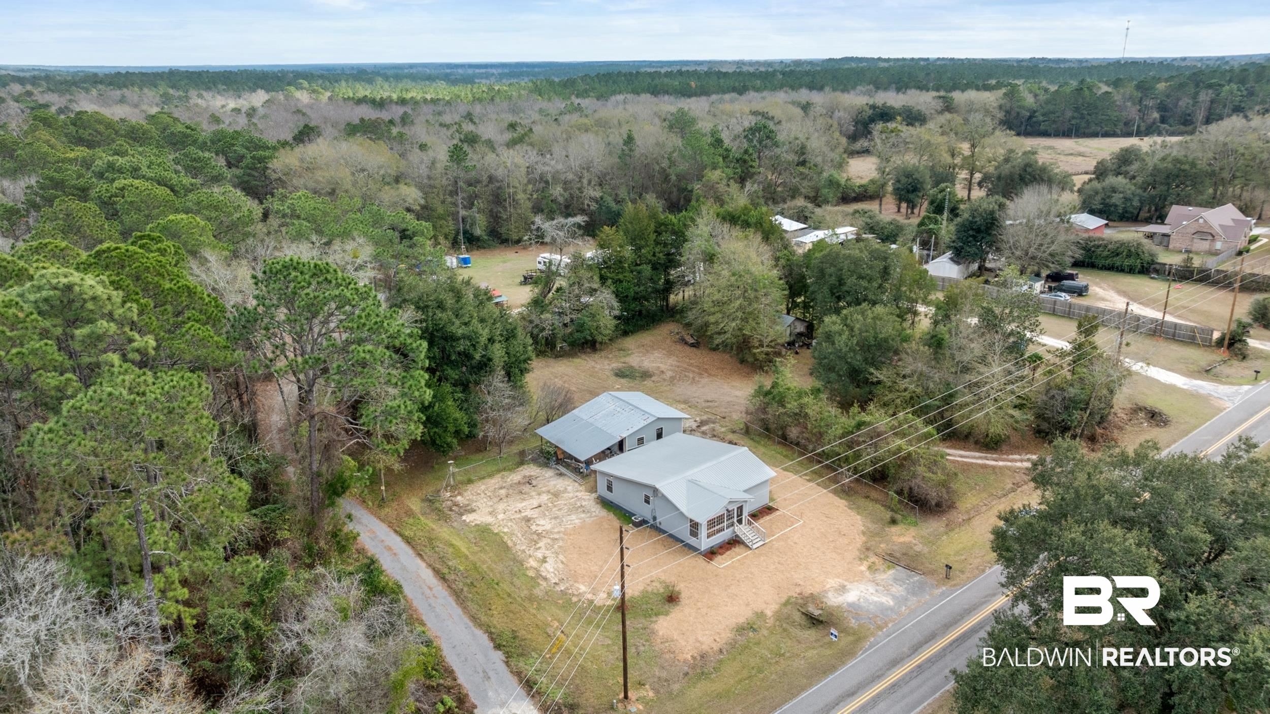 35780 Spring Road North Stapleton, AL 36578 - Photo 32 of 41 Drone / aerial view