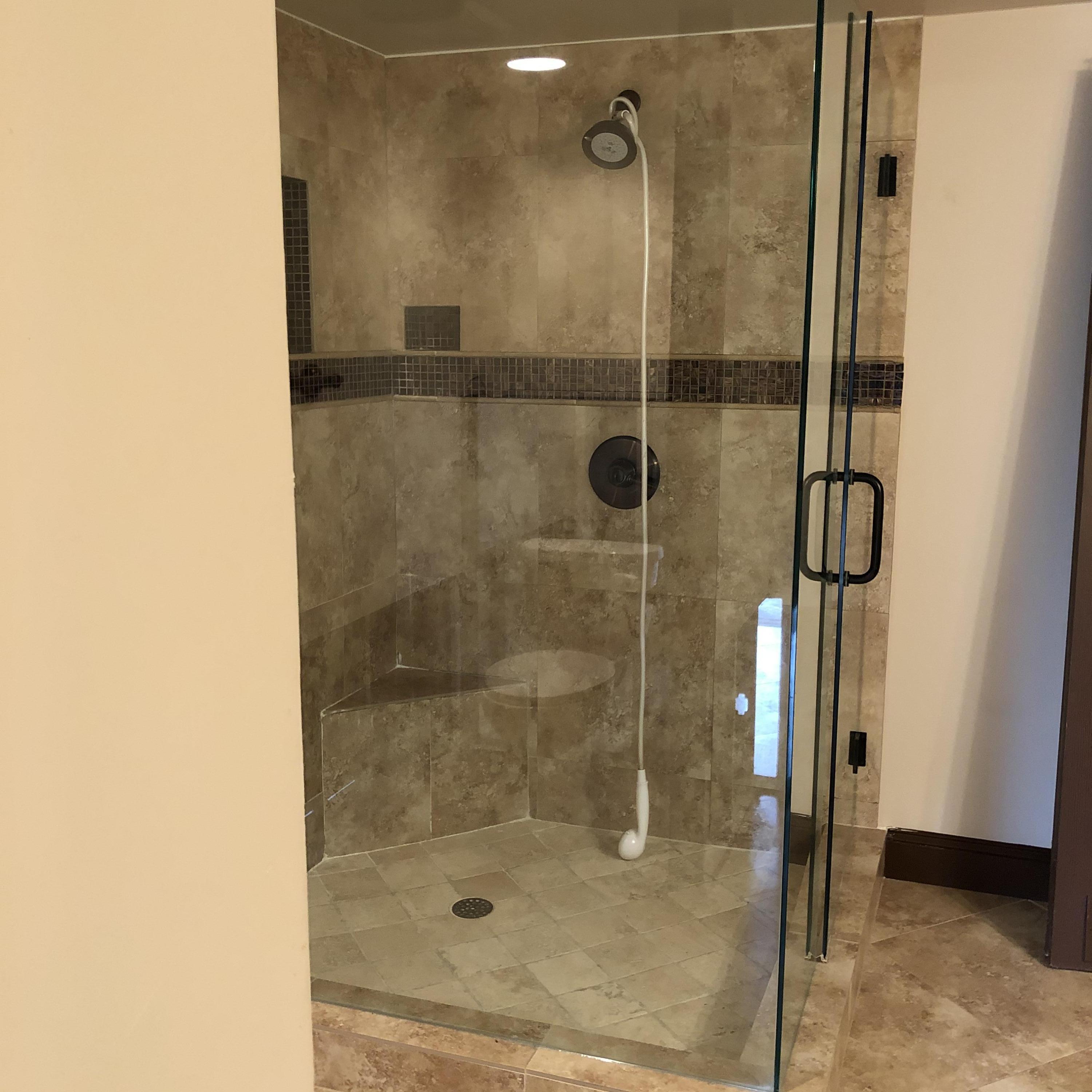 7202 Promenade Drive, Unit 301E Boca Raton, FL 33433 - Photo 9 of 17 Master shower