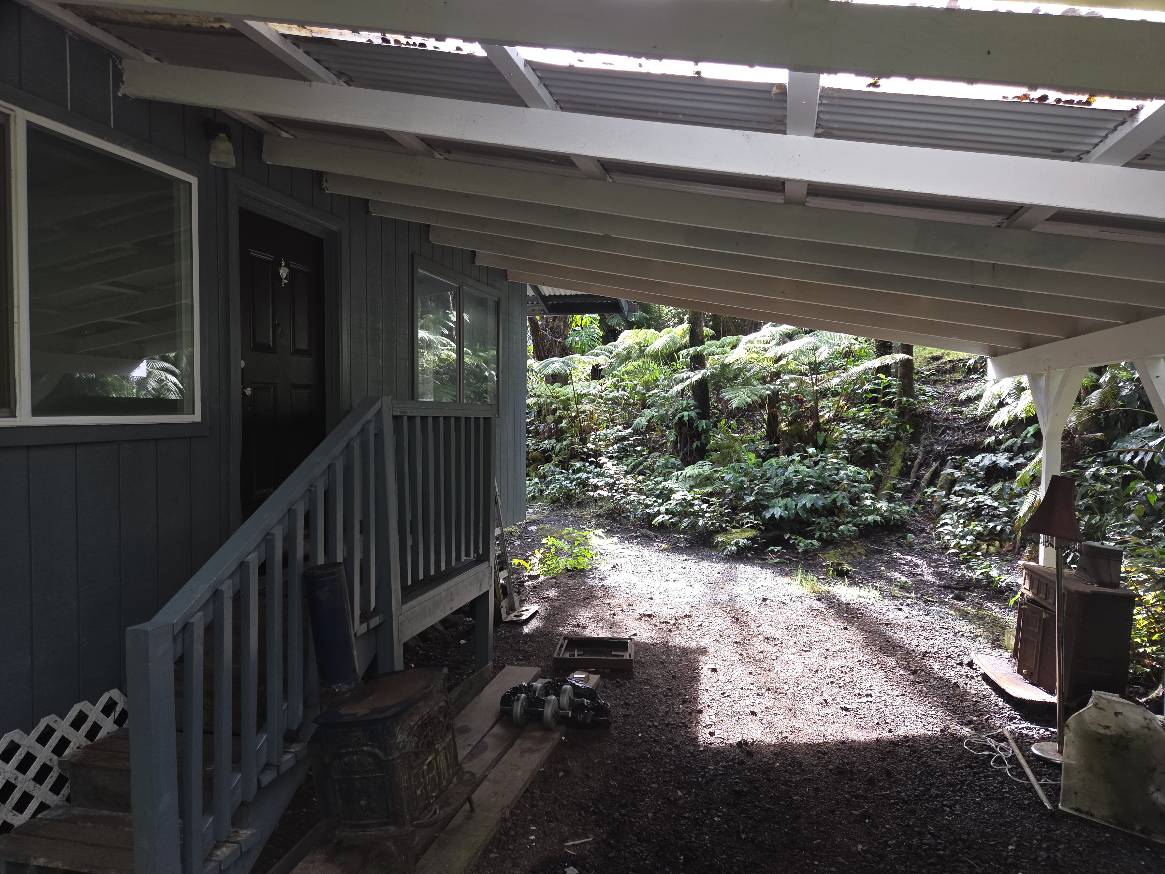 11-3885 6th Street Volcano, HI 96778 - Photo 2 of 23 a view of stairs and flowers
