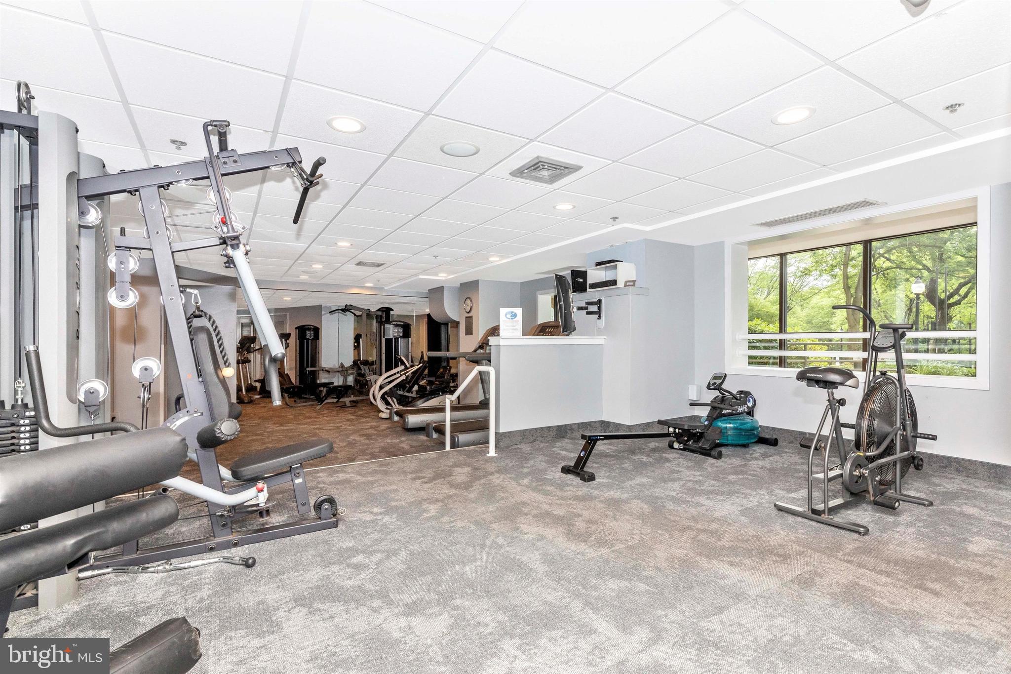 1600 Hagys Ford Road, Unit 8U Penn Valley, PA 19072 - Photo 33 of 44 a view of a room with gym equipment